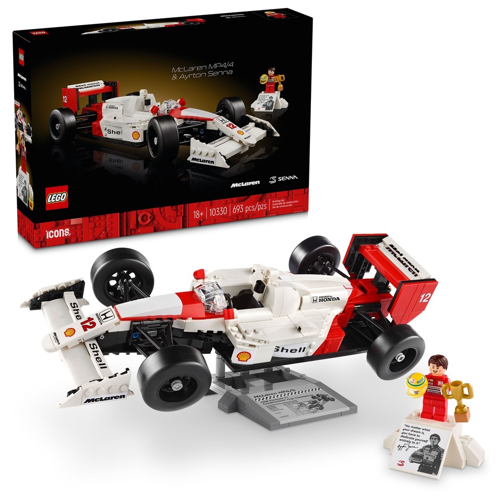 LEGO Icons: Mclaren Mp4/4 & Ayrton Senna (10330)