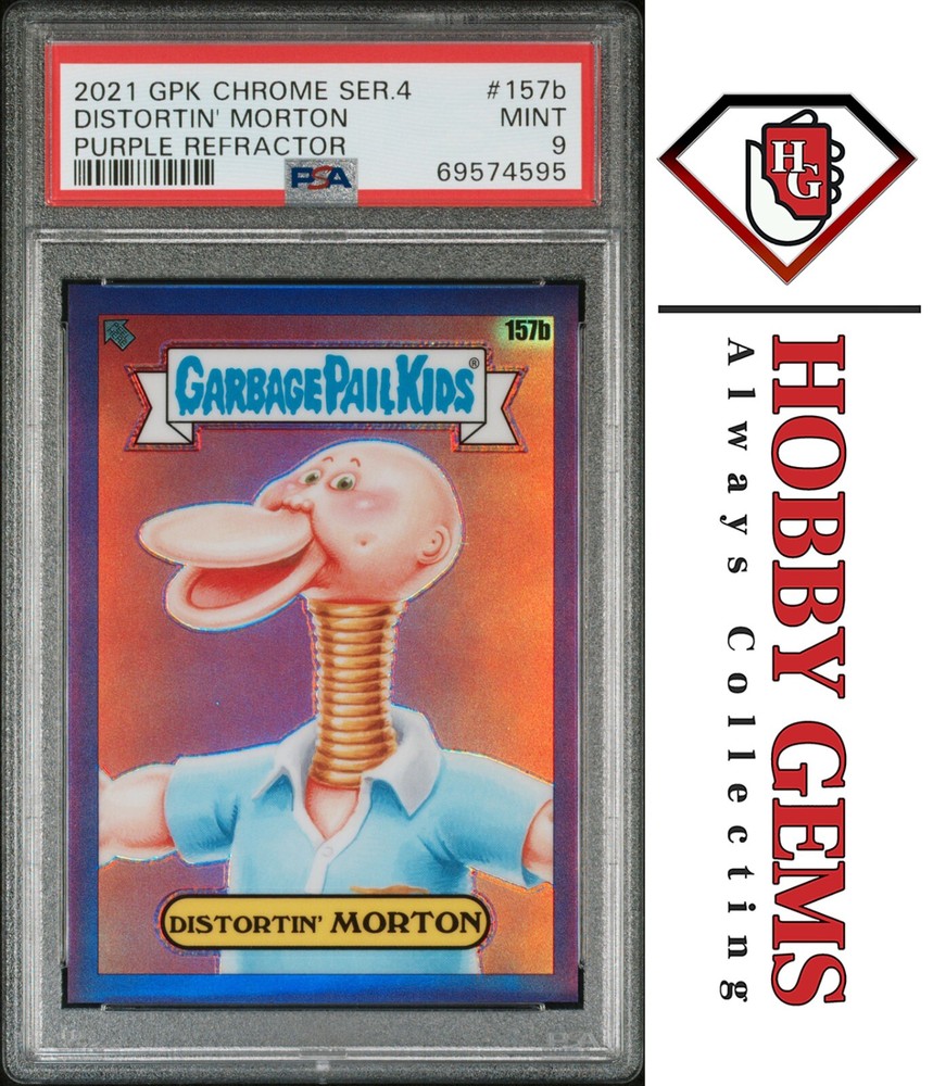 DISTORTIN' MORTON PSA 9 2021 Topps Chrome Purple Refractor 208/250 157b GPK