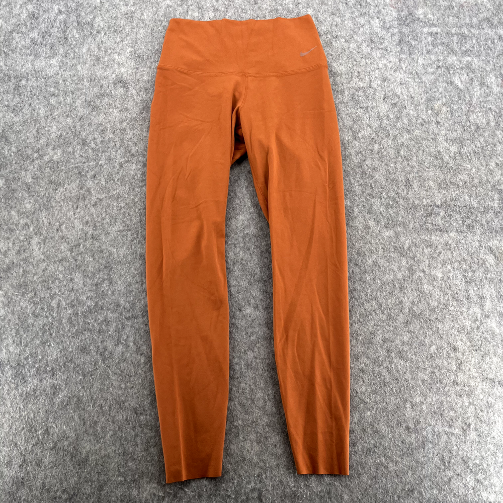 Nike Zenvy Legging High Rise 7/8 Length Womens Pants Orange Size S