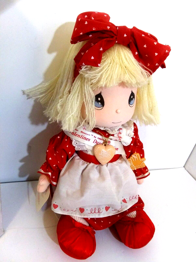 Precious Moments Doll Melody 52088 Tags 13 Inches 1990 Valentine Limited Edition