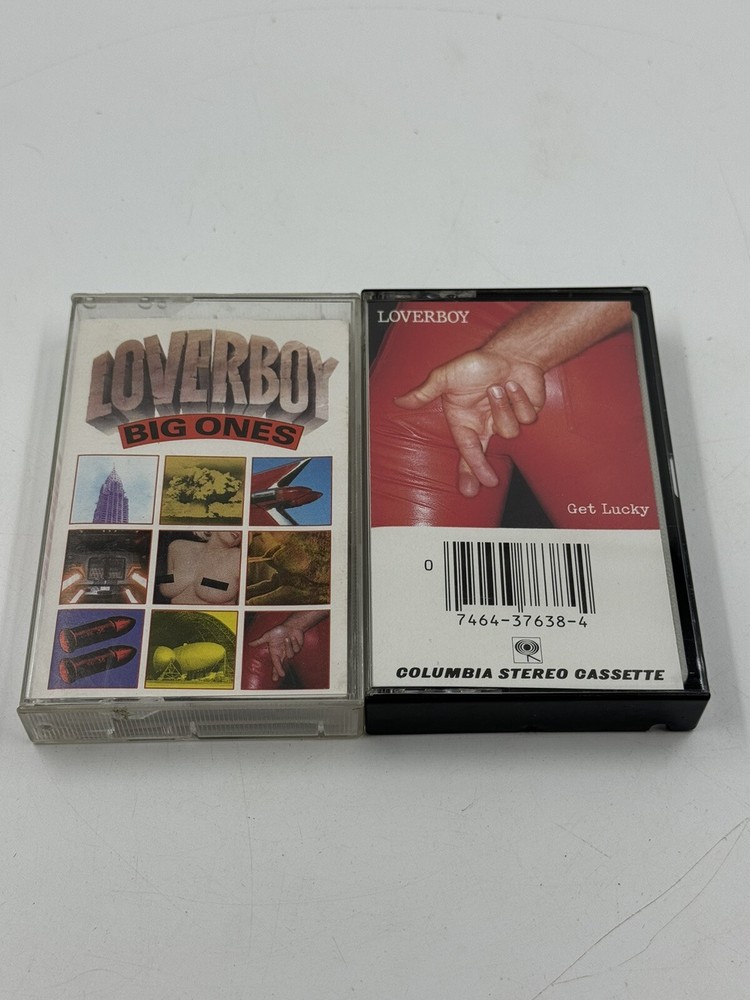 Loverboy Get Lucky and Big Ones Cassette Tape Bundle