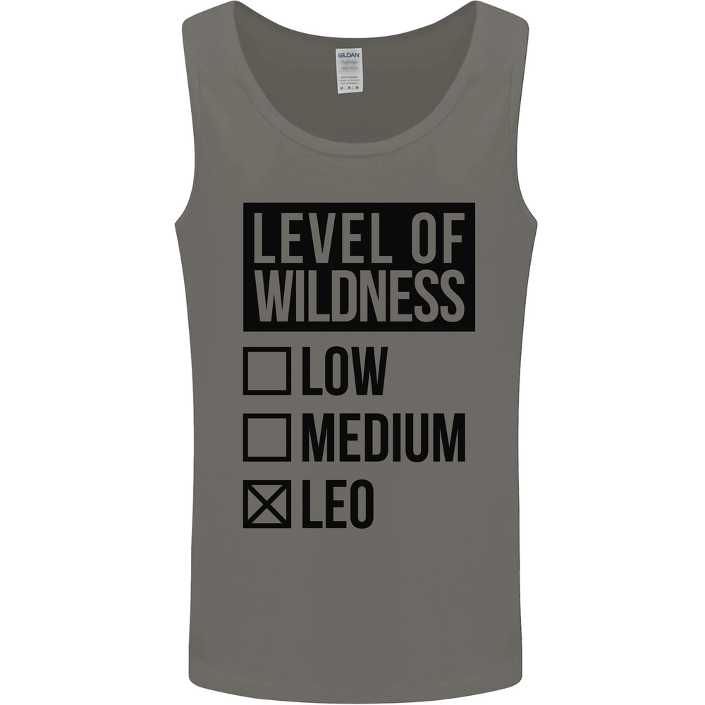 Levels of Wildness Leo Mens Vest Tank Top