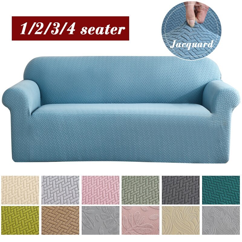 Thick Stretch Jacquard Sofa Slipcover for Armchair or Corner Unit 1pc