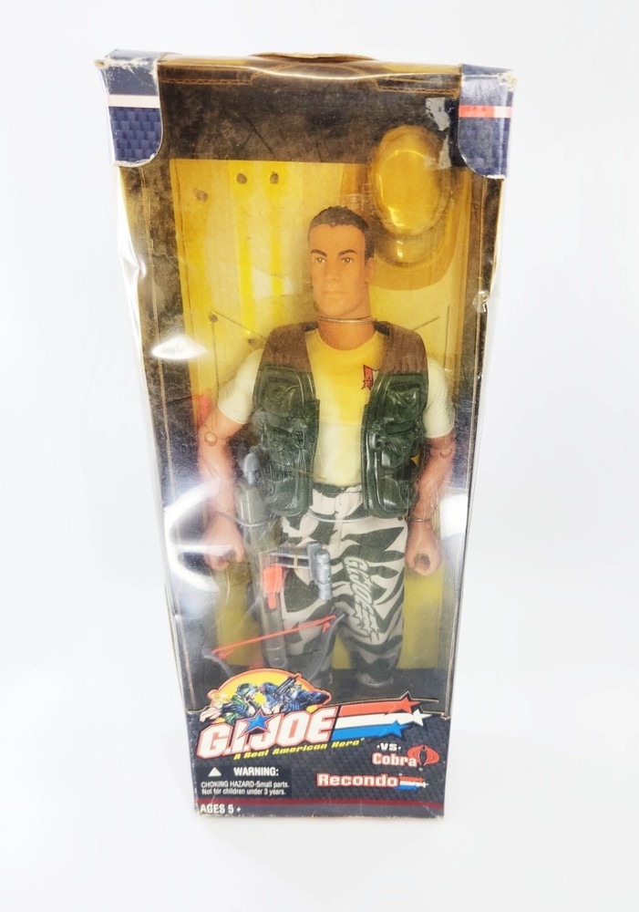 Hasbro GI Joe vs Cobra 12-inch Recondo Action Figure 2002 American Hero