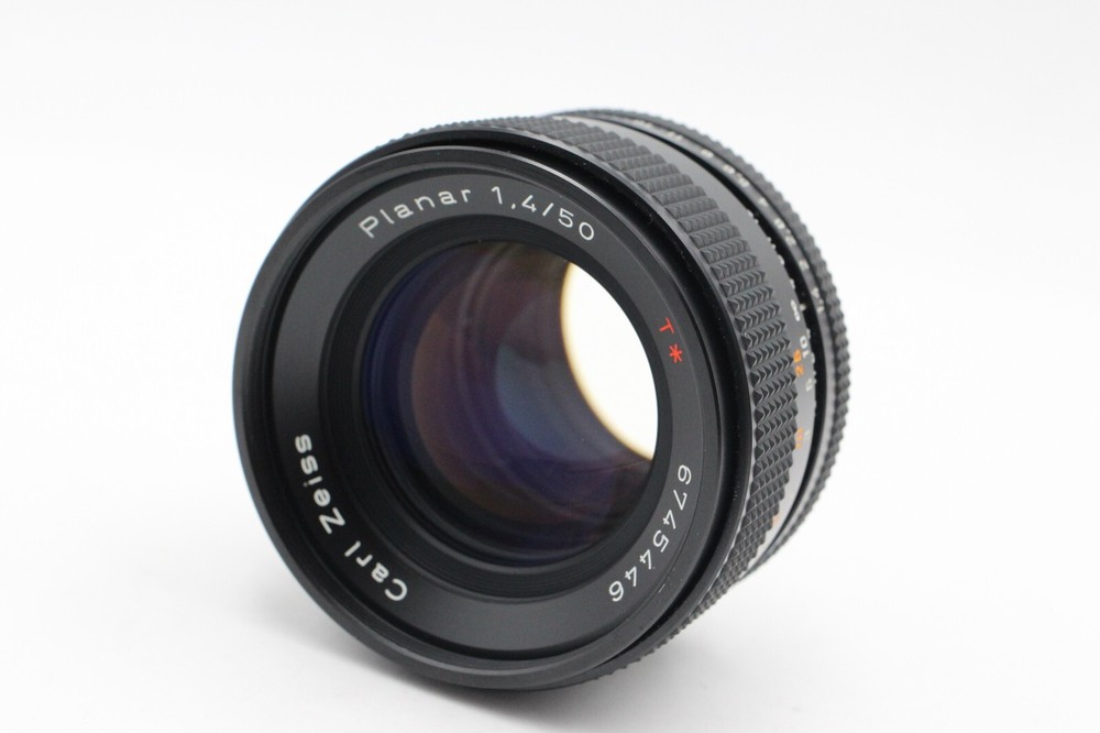 Mint Contax Carl Zeiss Planar T 50mm F1.4 CY Mount AEJ Lens From Japan #12857