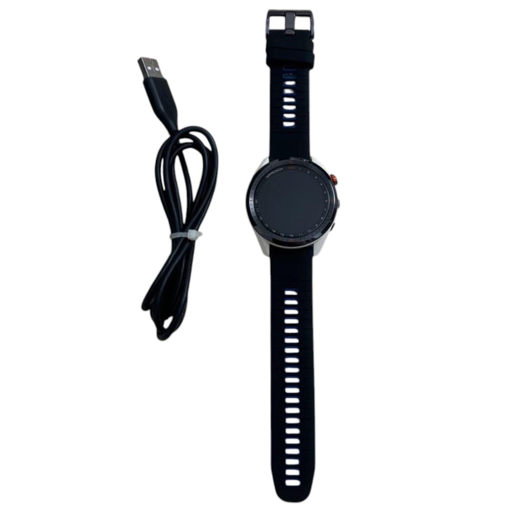Garmin Approach S62 GPS Golf Smartwatch Black Blue with USB Charger Pre-Owned