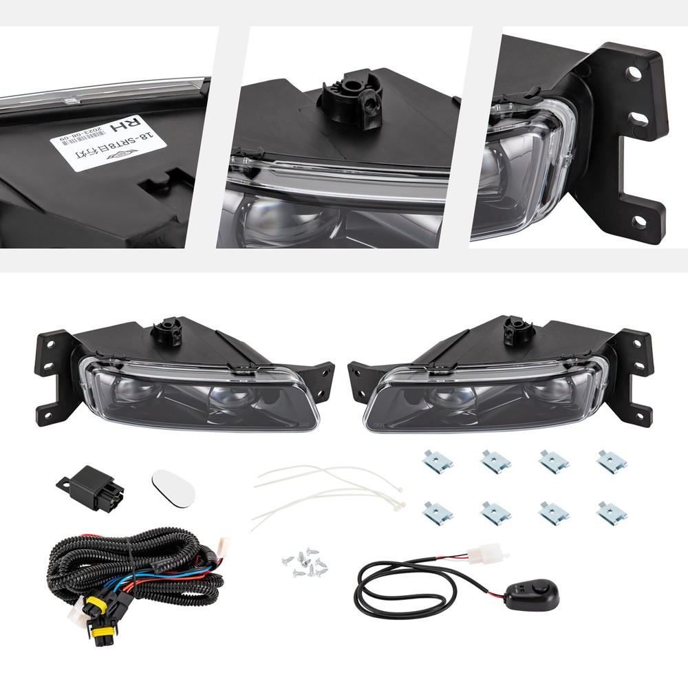 Fog Light Fog Lamps Assembly For 201819 2020-2023 Dodge Durango SRT Left & Right