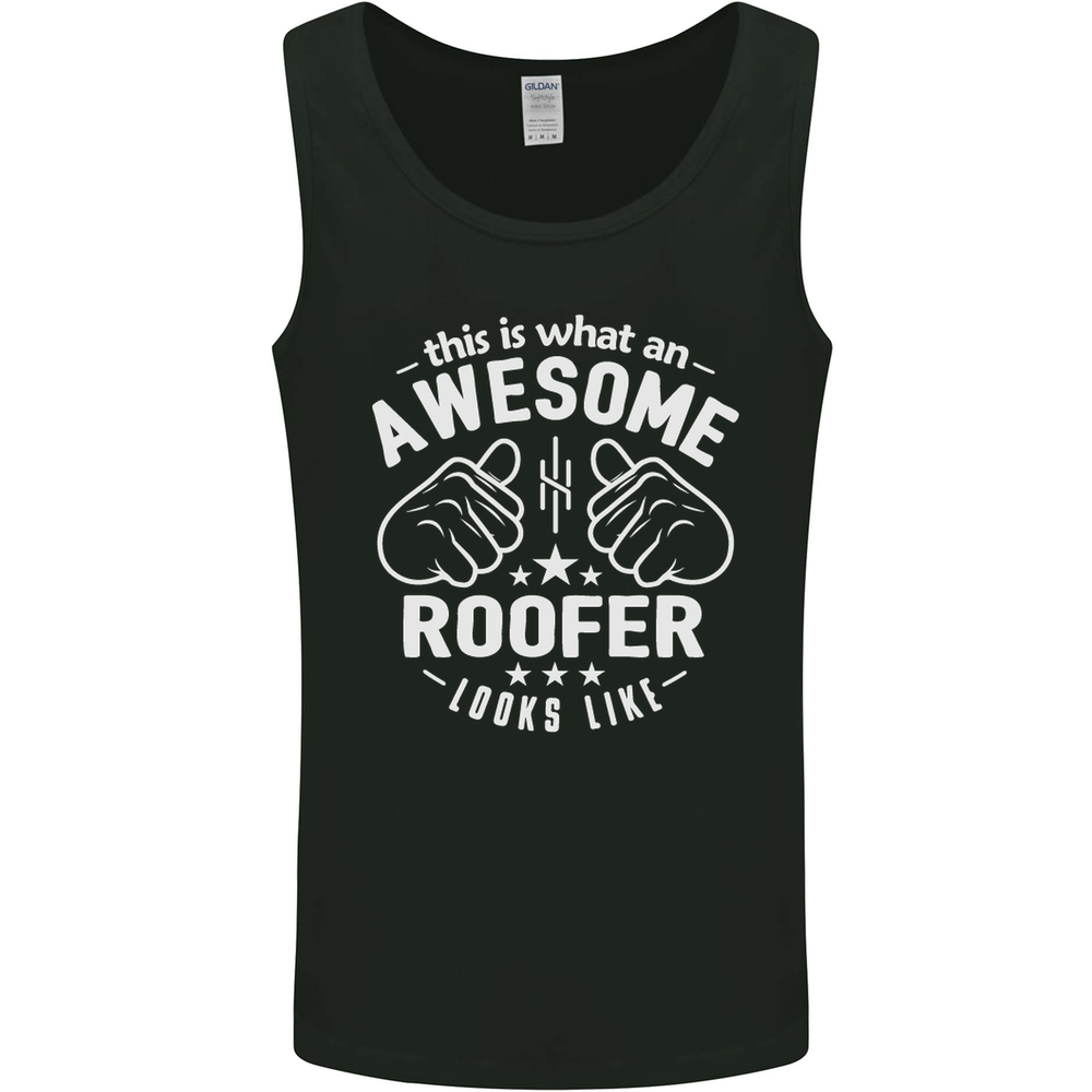 This Is What an Awesome Roofer Looks Like Mens Vest Tank Top