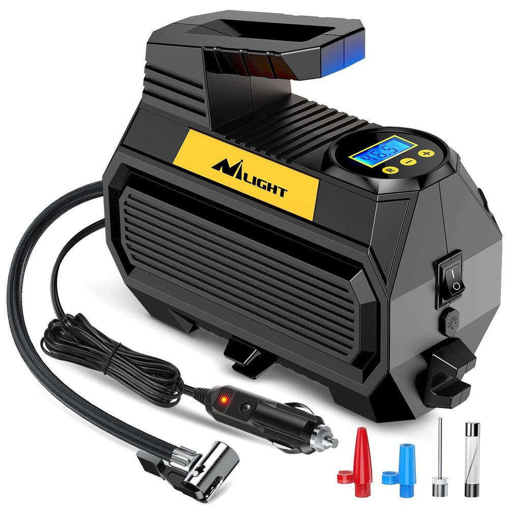 12V DC Portable Car Tire Inflator Air Compressor Pump
