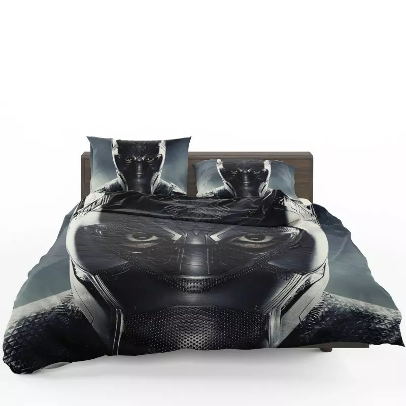 Black Panther Marvel Comics Quilt Duvet Cover Set Queen Super King Bedding