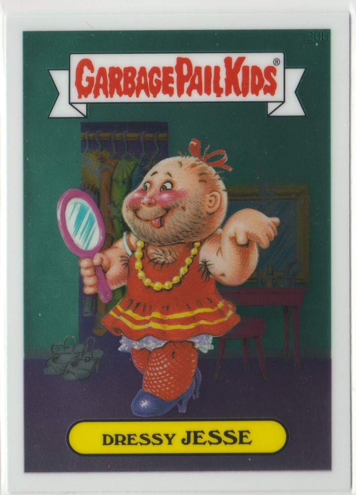 Dressy Jesse #20b Garbage Pail Kids GPK 2013 Chrome Series 1 CS1 Trading Card