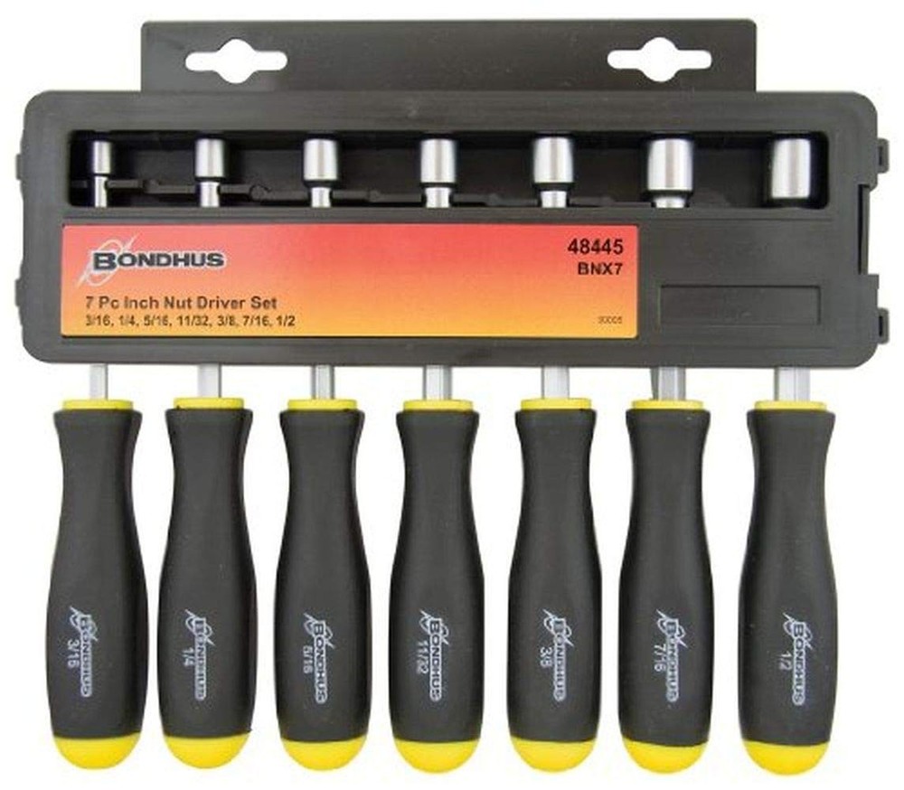 BNX7 48445 7-Piece Hollow Shaft Nut Driver Set