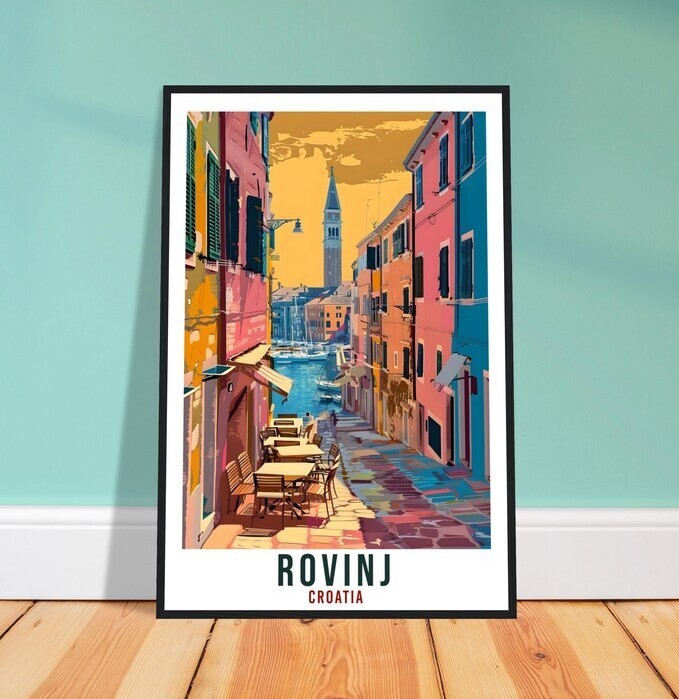 Rovinj Travel Print Croatia Wall Art Wall Hanging Home Décor