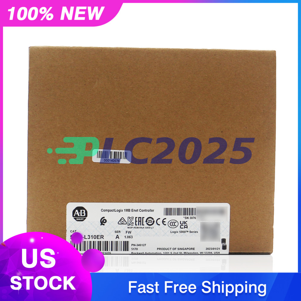 Sealed New Allen Bradley 5069-L310ER CompactLogix 1MB Enet Controller