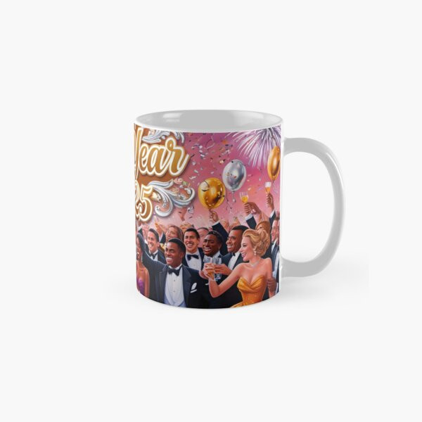 2025 Happy New Year Classic Mug - Perfect Family Gift