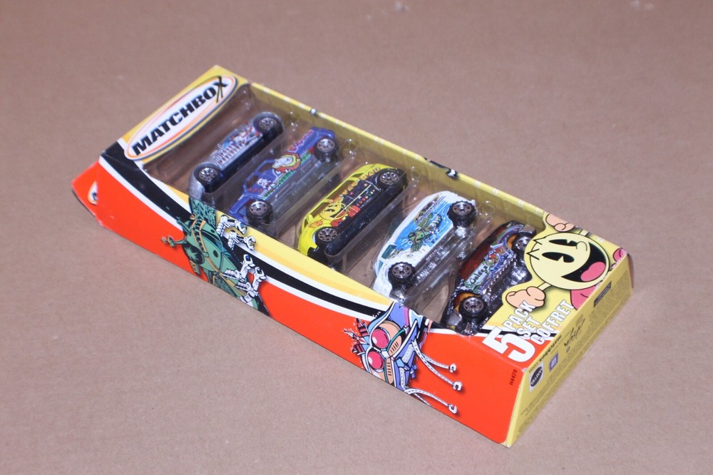 NEW / Matchbox 5 pack set Namco Video Games Pac Man, Dig Dug, Galaga and more