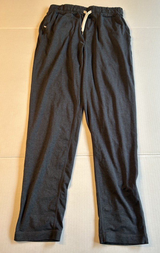 Vuori Mens Ponto Performance Pant Heathered Blue Medium