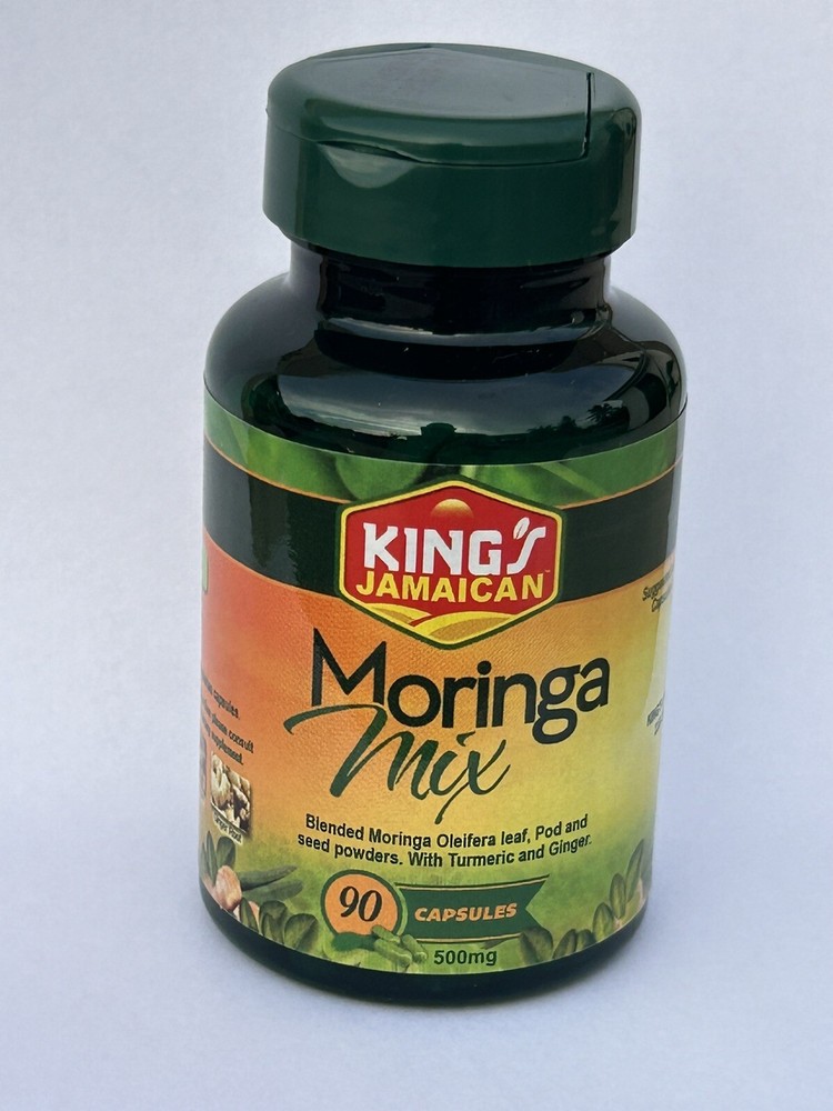 Jamaican moringa mix powder capsules