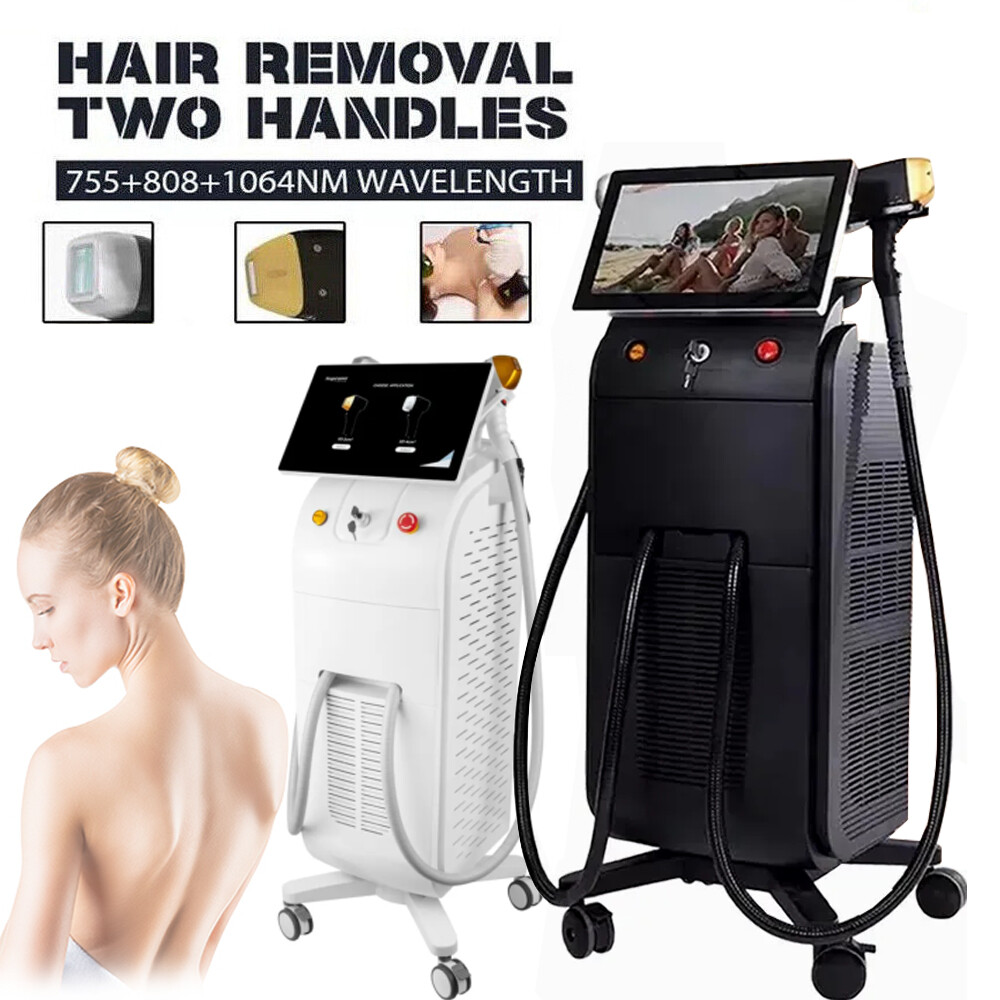 Ice Titanium 755/808/1064nm Permanent Painless Diode Laser Hair Removal Machine