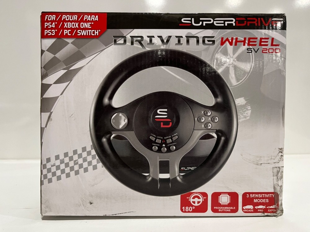 Subsonic Superdrive SV200 Racing Wheel & Pedal Set