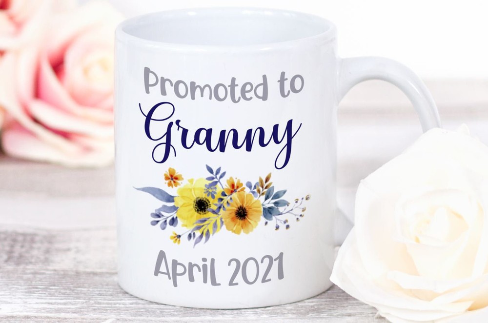 Baby Announcement New Granny Gift Pregnancy Reveal Promoted To Granny New