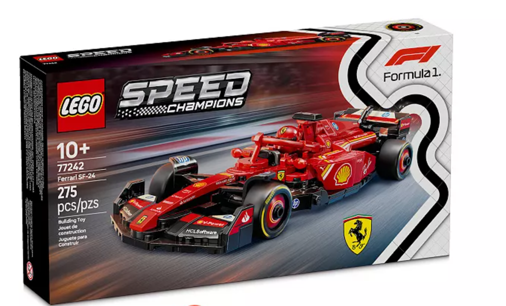LEGO Speed Champions Ferrari SF-24 F1 Race Car 77242 New Sealed