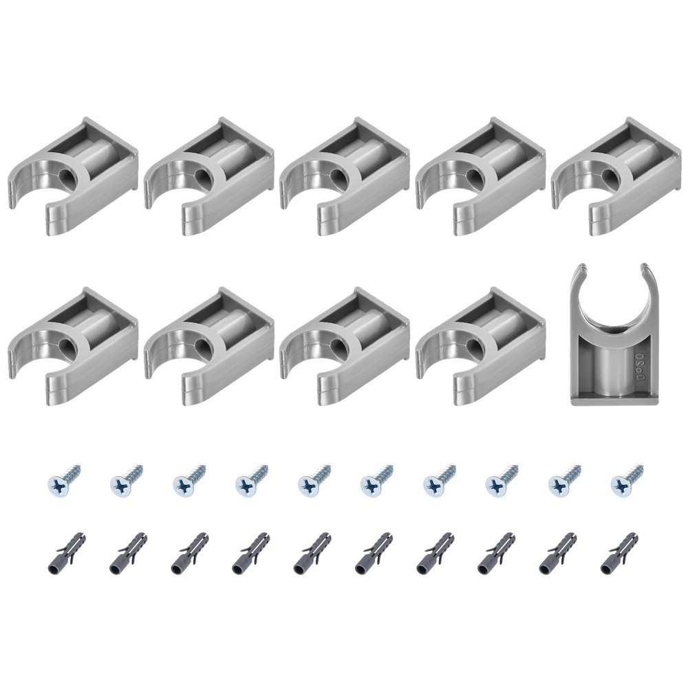 30Pcs PVC Water Pipe Clips (20mm/0.79