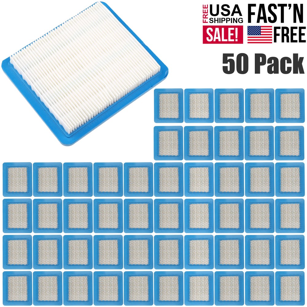 50PK Briggs & Stratton Lawn Mower Air Filters - Fits 491588 491588S 399959 494245