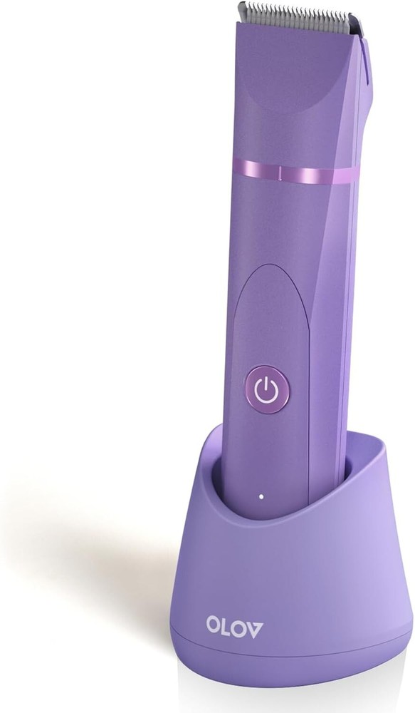 Electric Body Hair Trimmer for Men & Women - Wet & Dry Use - Groin & Bikini Areas