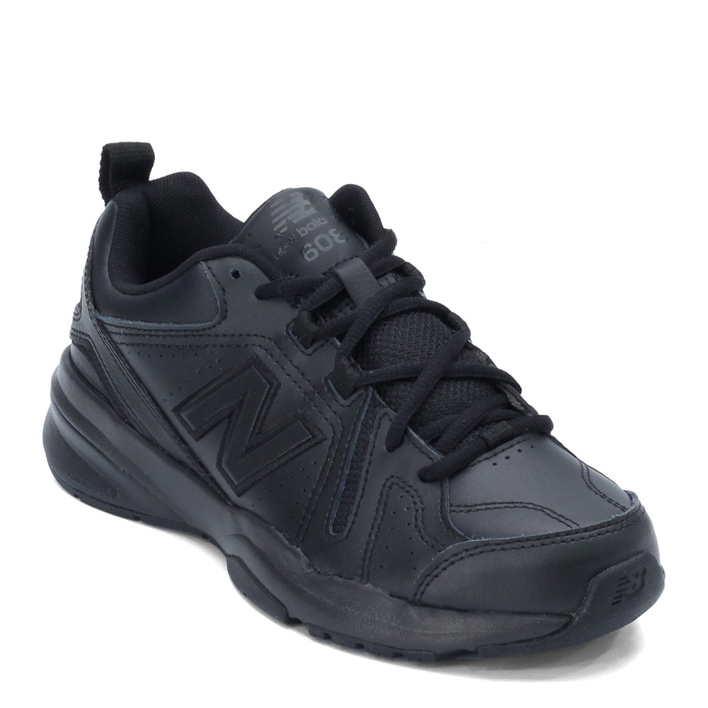 Women's New Balance, 608V5 Crosstraining Sneaker WX608AB5 Black Leather