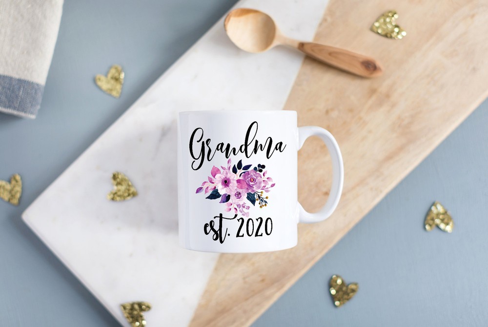 Grandma Est. 2020 Cute Grandparent Coffee Mug Grandma Mug Grandma Established
