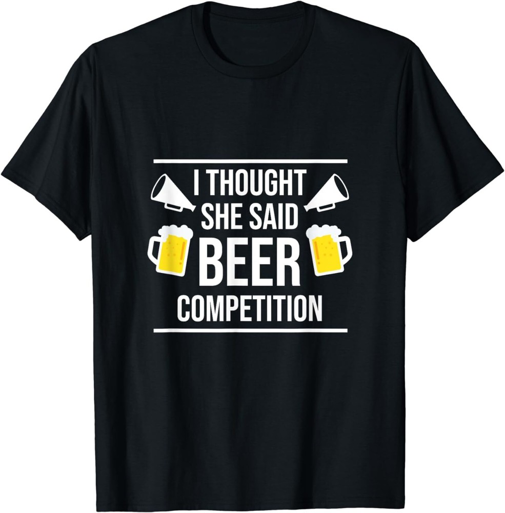 NEW LIMITED Funny Cheer Dad Beer Competition Cheerleading Gift Tee T-Shirt S-3XL