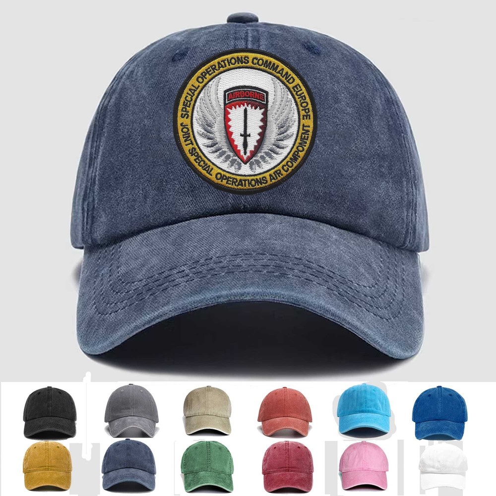 Custom Embroidered Hat Joint Special Operations Command, Veteran Cap, Gift Idea