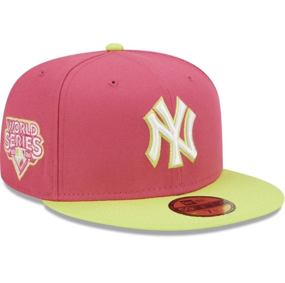 New Era New York Yankees 59FIFTY Hat Cap ‘09 World Series Champs Mens Size 7 3/4