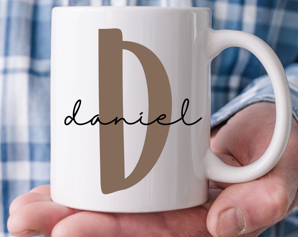 Custom Monogram Initial Name Mug for Hot Cocoa Chocolate Soup Warm & Cozy