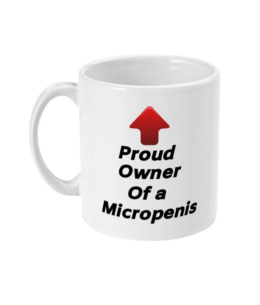 Funny Micropenis Mug Gift for Boyfriend or Work Colleague