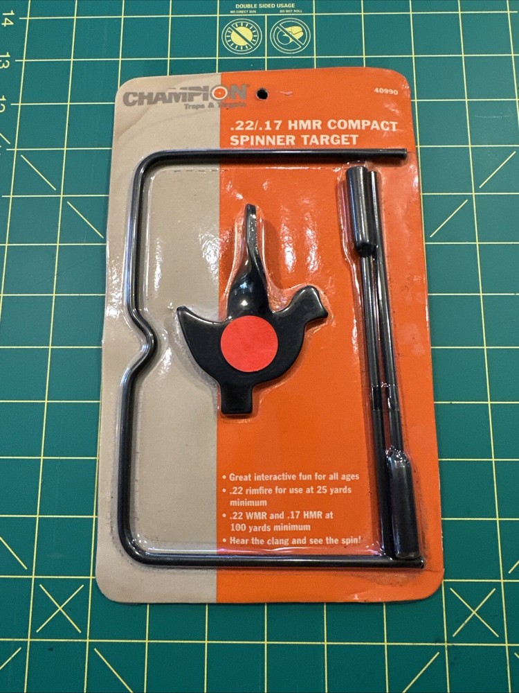 vintage champion traps and targets .22/.17 hmr compact spinner target