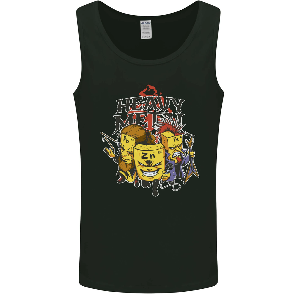 Chaleco sin mangas de mesa periódica de química pesada para hombre