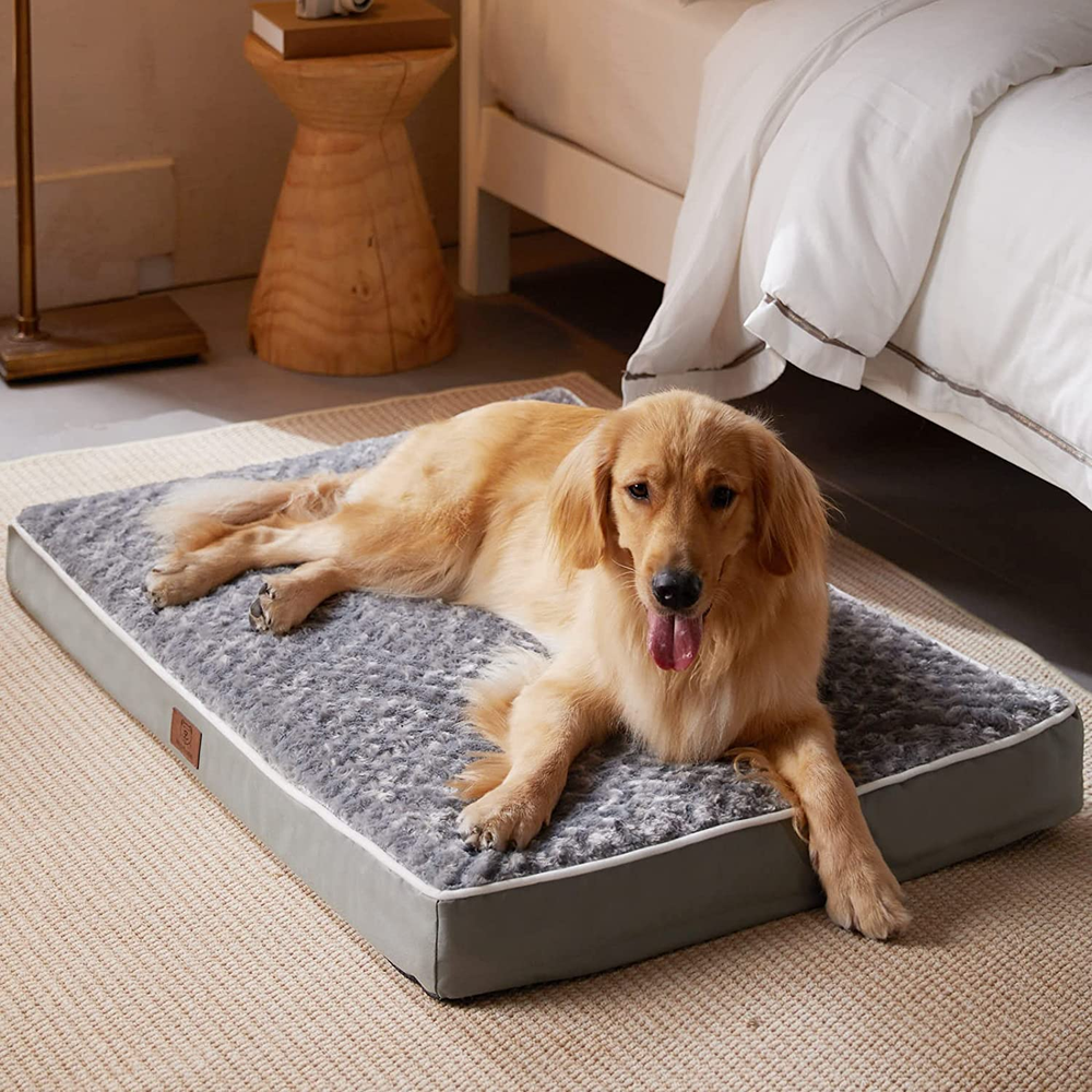 Orthopedic Large Waterproof Dog Bed with Removable Washable Cover