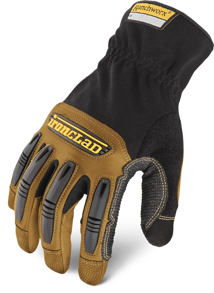 Ranchworx RWG2 Premium Leather Work Gloves for Performance and Durability