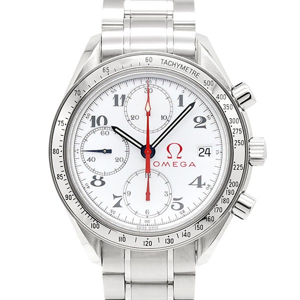 Omega Speedmaster Date 3515.20 White Dial 39mm Automatic Stainless Steel Watch