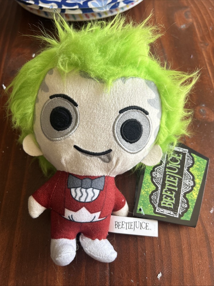 Beetlejuice Red Suit 7-inch Plush Toy Collectible NEW