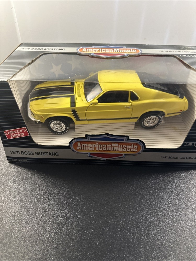 1:18 ERTL AMERICAN MUSCLE 1970 BOSS MUSTANG