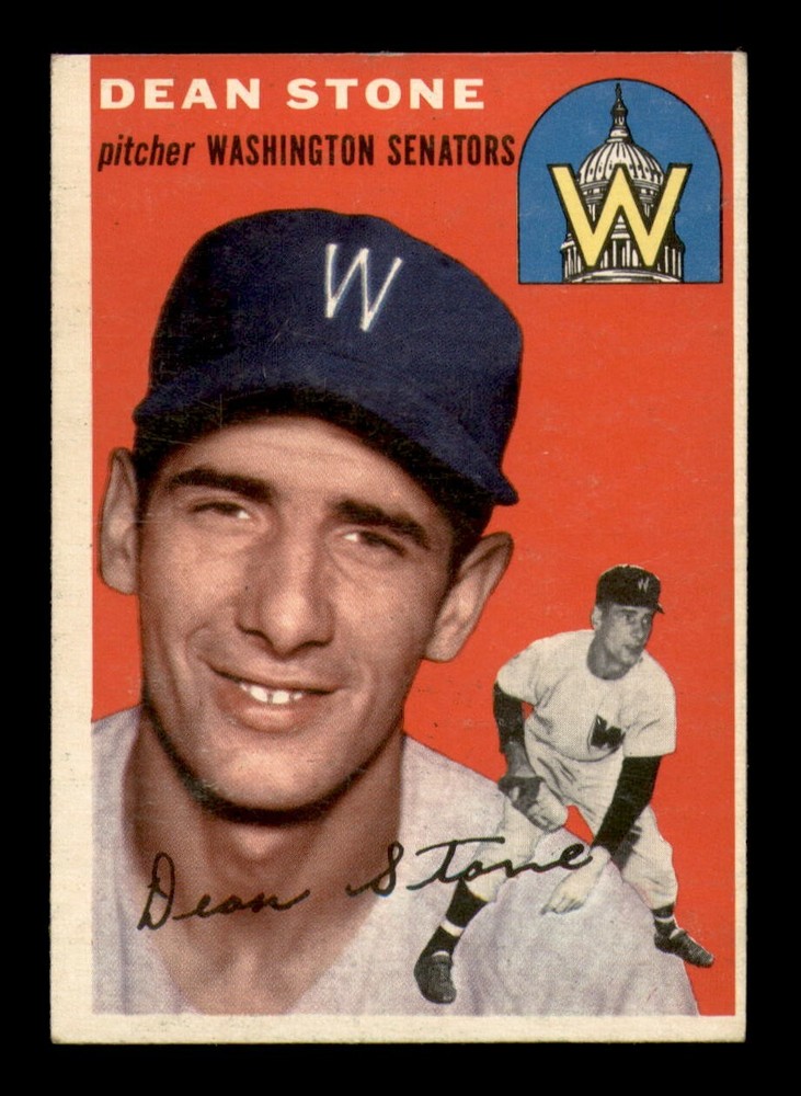 1954 Topps Set Break # 114 Dean Stone VG-EX *OBGcards*