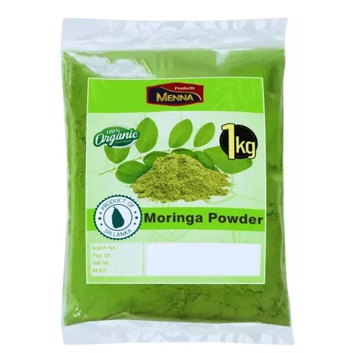 100% Organic Moringa Leaf Powder 1kg for Immunity & Wellness Free Shipping