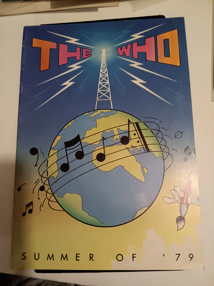 unad                The Who Summer of 1979 Concert program Book