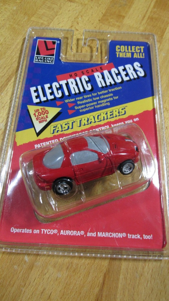 SLOT CAR LIFE LIKE CHEVY CAMARO RED FAST TRACKERS WIDE REARS + MEGA MAGNETS  NEW