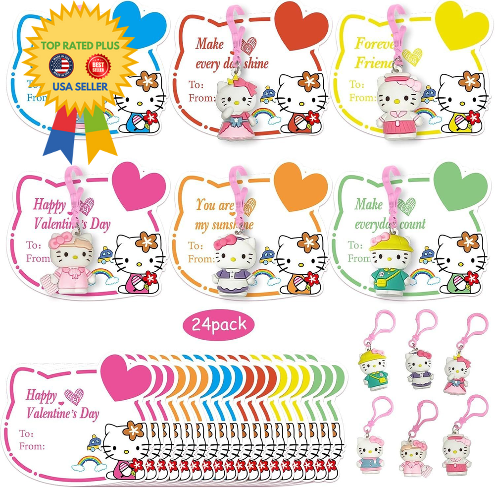 Valentines Day Gifts for Kids, Classroom students gift exchange ideas- Pink-image