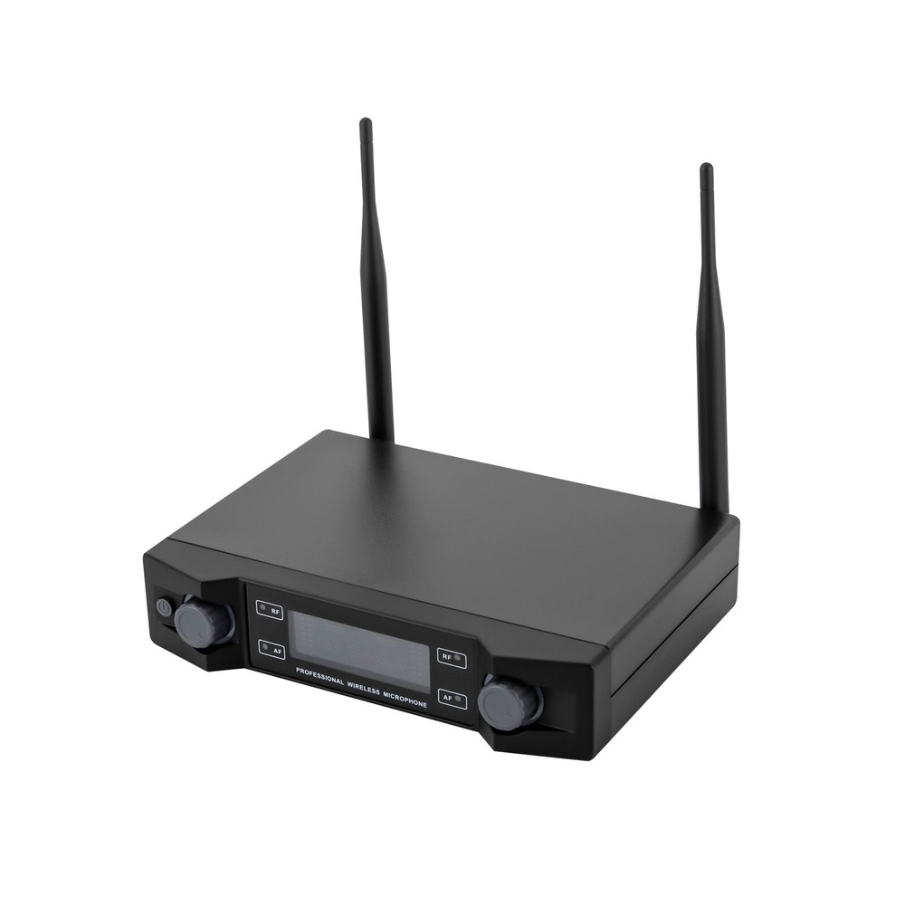 Professional Dual Wireless UHF Microphone System for Home Use