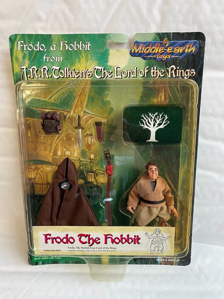 BNIB LORD OF THE RINGS FRODO THE HOBBIT TOY VAULT ACTION FIGURE BOOK SERIES